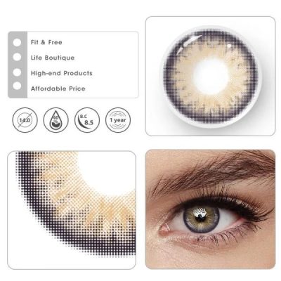 hazel contact lenses