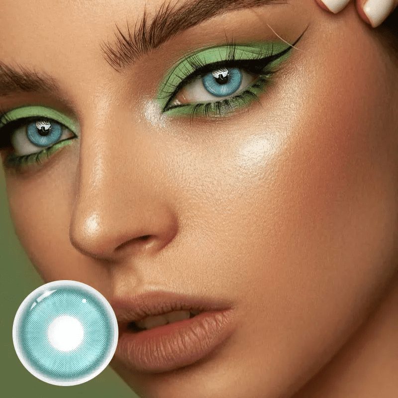 maquillaje de ojos verdes